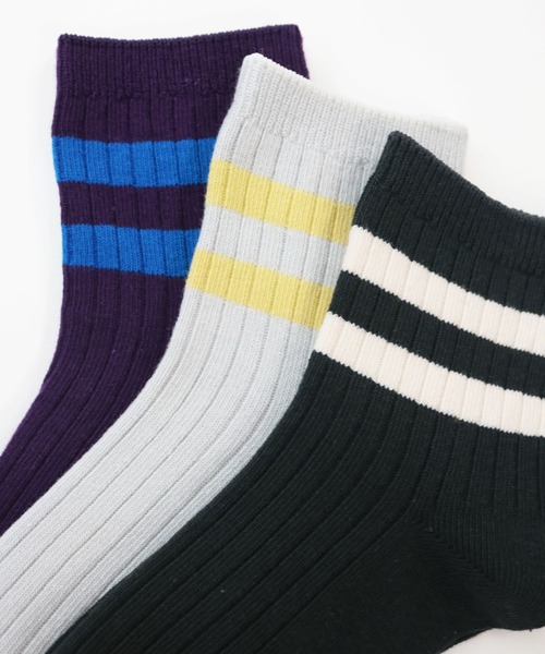 stample(スタンプル)の「ライン リブショートソックス 【3足セット】(ソックス/靴下・キッズ・A/B・M/L/LL)」の13枚目の写真