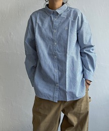 ワンポイント刺繍ビッグシャツ