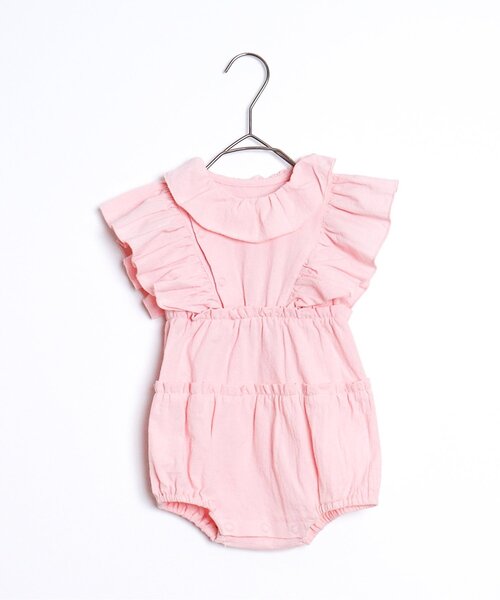 p.premier（ピードットプルミエ）の「フリルデザインロンパース（ロンパース・キッズ・ピンク/アイボリー/イエロー・90/80/70）」の3枚目の写真
