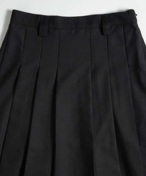MUHET（ミュエータ）の「classic midi pleated skirt / クラシックミディプリーツスカート（スカート・レディース・マスタード/グレー/グリーン/インディゴブルー/チャコールグレー/ブラック・MEDIUM/SMALL）」の7枚目の写真