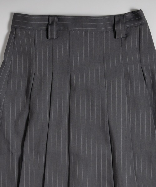 MIDI LACE PLEATS SKIRT / レースミディプリーツスカート LAYERED LACE PLEATS SKIRT
