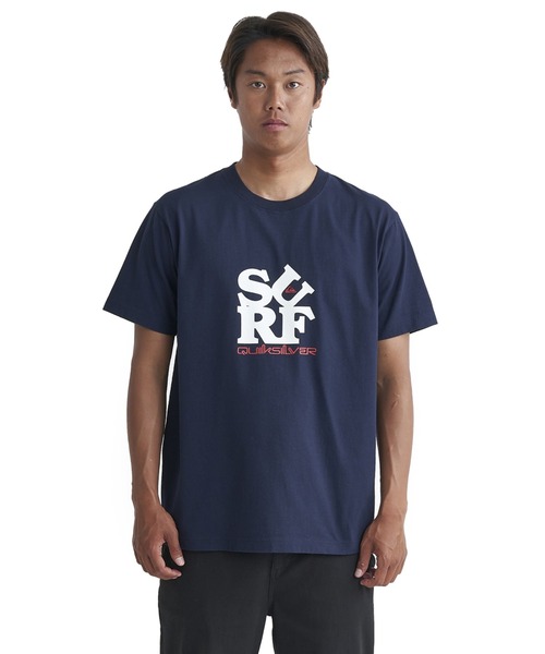 Quiksilver(クイックシルバー)の「SURF ST/クイックシルバー半袖Tシャツ(Tシャツ/カットソー・メンズ・ホワイト/ネイビー/ブラック・LARGE/MEDIUM/X-LARGE/SMALL)」の3枚目の写真