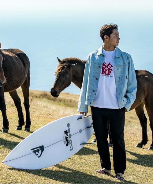 Quiksilver(クイックシルバー)の「SURF ST/クイックシルバー半袖Tシャツ(Tシャツ/カットソー・メンズ・ホワイト/ネイビー/ブラック・LARGE/MEDIUM/X-LARGE/SMALL)」の2枚目の写真