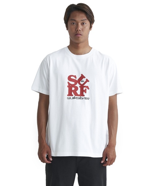 Quiksilver(クイックシルバー)の「SURF ST/クイックシルバー半袖Tシャツ(Tシャツ/カットソー・メンズ・ホワイト/ネイビー/ブラック・LARGE/MEDIUM/X-LARGE/SMALL)」の4枚目の写真
