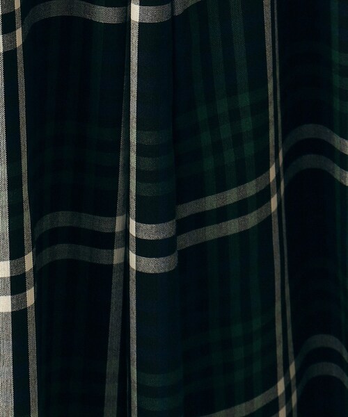 Dessin（デッサン）の「◆【洗える・ウエストゴム】映えチェック/ストライプスカート（XS～L）（スカート・レディース・サックスブルー系1/モスグリーン系1/スモーキーグリーン系2/パープル系2/ネイビー系1/イエロー系その他3/ベージュ系その他5/オリーブ系1・03/02/01/00）」の12枚目の写真