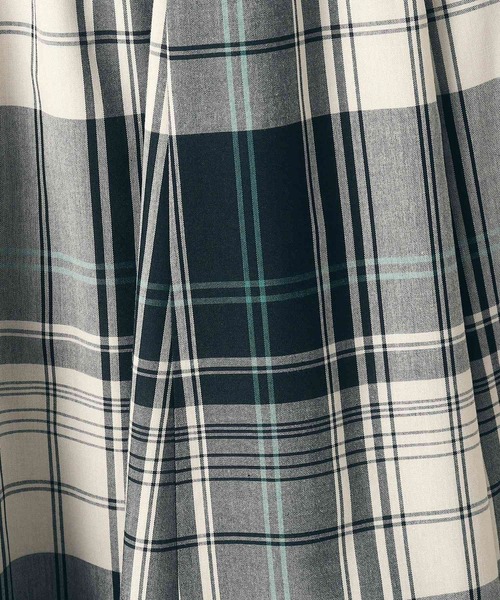 Dessin（デッサン）の「◆【洗える・ウエストゴム】映えチェック/ストライプスカート（XS～L）（スカート・レディース・サックスブルー系1/モスグリーン系1/スモーキーグリーン系2/パープル系2/ネイビー系1/イエロー系その他3/ベージュ系その他5/オリーブ系1・03/02/01/00）」の20枚目の写真