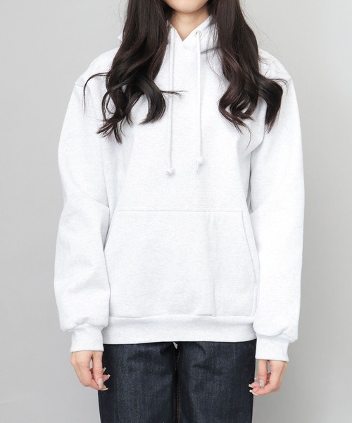 アーセナルパーカー ホワイト（Mサイズ） 15.0オンス オープンエンド マグナムウェイト スウェット プルオーバー