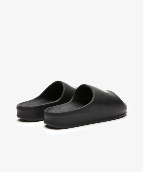 LACOSTE（ラコステ）の「ウィメンズ SERVE SLIDE 2.0 123 1 CFA（サンダル・レディース・ブラック×ホワイト/グリーン・22.5cm/23.5cm/24.0cm/25.0cm）」の4枚目の写真