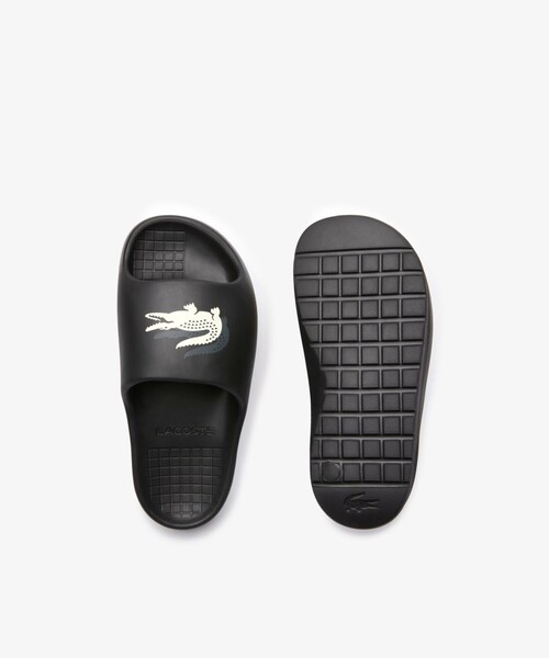 LACOSTE（ラコステ）の「ウィメンズ SERVE SLIDE 2.0 123 1 CFA（サンダル・レディース・ブラック×ホワイト/グリーン・22.5cm/23.5cm/24.0cm/25.0cm）」の5枚目の写真