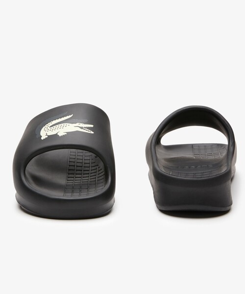 LACOSTE（ラコステ）の「ウィメンズ SERVE SLIDE 2.0 123 1 CFA（サンダル・レディース・ブラック×ホワイト/グリーン・22.5cm/23.5cm/24.0cm/25.0cm）」の6枚目の写真