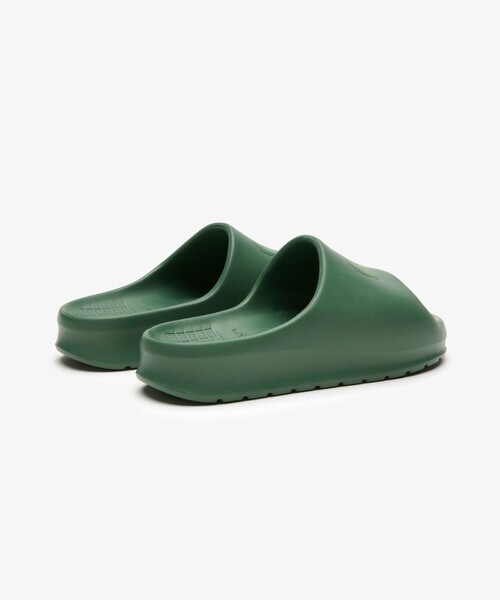 LACOSTE（ラコステ）の「ウィメンズ SERVE SLIDE 2.0 123 1 CFA（サンダル・レディース・ブラック×ホワイト/グリーン・22.5cm/23.5cm/24.0cm/25.0cm）」の8枚目の写真