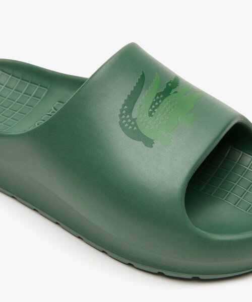 LACOSTE（ラコステ）の「ウィメンズ SERVE SLIDE 2.0 123 1 CFA（サンダル・レディース・ブラック×ホワイト/グリーン・22.5cm/23.5cm/24.0cm/25.0cm）」の10枚目の写真