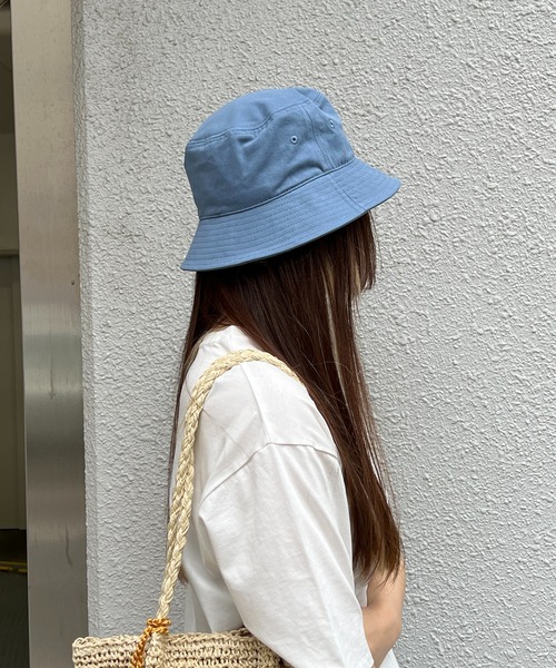 LBC（エルビーシー）の「コットンバケットハット（ハット・レディース・オフホワイト/ブラック/ブルー・FREE）」の3枚目の写真