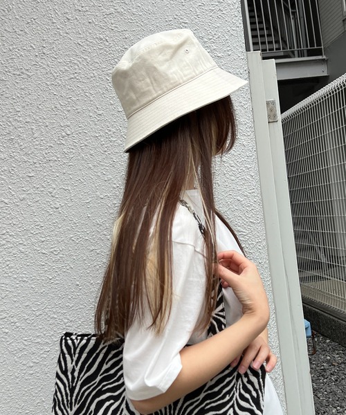 LBC（エルビーシー）の「コットンバケットハット（ハット・レディース・オフホワイト/ブラック/ブルー・FREE）」の7枚目の写真