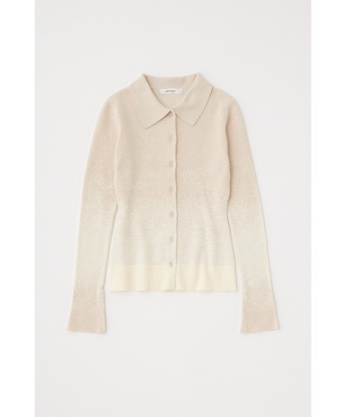 MOUSSY(マウジー)の「KNIT SHIRT カーディガン(カーディガン/ボレロ・レディース・ライトグリーン/ネイビー/アイボリー・FREE)」の2枚目の写真