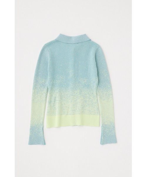 MOUSSY(マウジー)の「KNIT SHIRT カーディガン(カーディガン/ボレロ・レディース・ライトグリーン/ネイビー/アイボリー・FREE)」の6枚目の写真