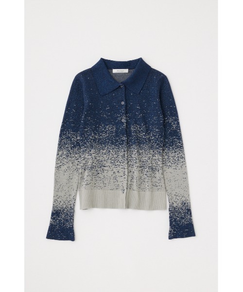 MOUSSY(マウジー)の「KNIT SHIRT カーディガン(カーディガン/ボレロ・レディース・ライトグリーン/ネイビー/アイボリー・FREE)」の7枚目の写真