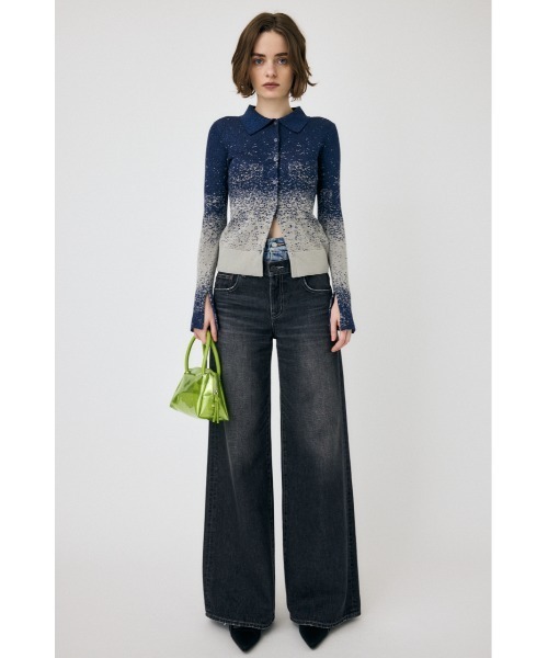 MOUSSY(マウジー)の「KNIT SHIRT カーディガン(カーディガン/ボレロ・レディース・ライトグリーン/ネイビー/アイボリー・FREE)」の18枚目の写真