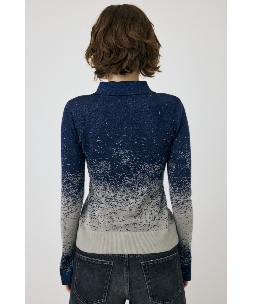 MOUSSY(マウジー)の「KNIT SHIRT カーディガン(カーディガン/ボレロ・レディース・ライトグリーン/ネイビー/アイボリー・FREE)」の12枚目の写真