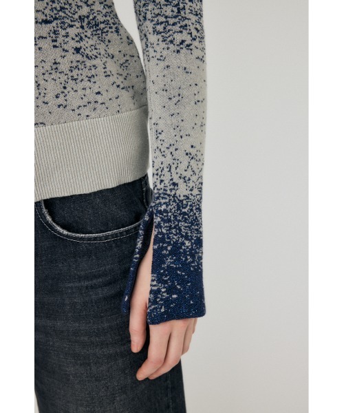 MOUSSY(マウジー)の「KNIT SHIRT カーディガン(カーディガン/ボレロ・レディース・ライトグリーン/ネイビー/アイボリー・FREE)」の14枚目の写真