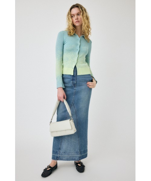 MOUSSY(マウジー)の「KNIT SHIRT カーディガン(カーディガン/ボレロ・レディース・ライトグリーン/ネイビー/アイボリー・FREE)」の22枚目の写真