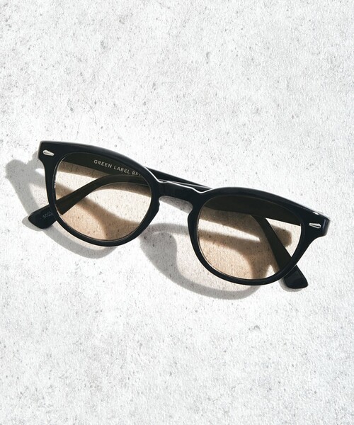 green label relaxing(グリーンレーベルリラクシング)の「GLR ウェリントン ファッション用グラス(メガネ・メンズ・グレー/ブラック/ライトブルー/ブラウン・FREE)」の3枚目の写真