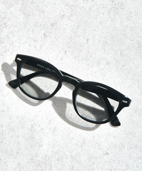 green label relaxing(グリーンレーベルリラクシング)の「GLR ウェリントン ファッション用グラス(メガネ・メンズ・グレー/ブラック/ライトブルー/ブラウン・FREE)」の7枚目の写真