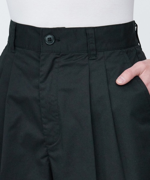 無印良品(ムジルシリョウヒン)の「婦人 ストレッチタックハーフパンツ(その他パンツ・レディース・ベージュ/スモークピンク/ブラック・S/M/XL/L/XS)」の4枚目の写真