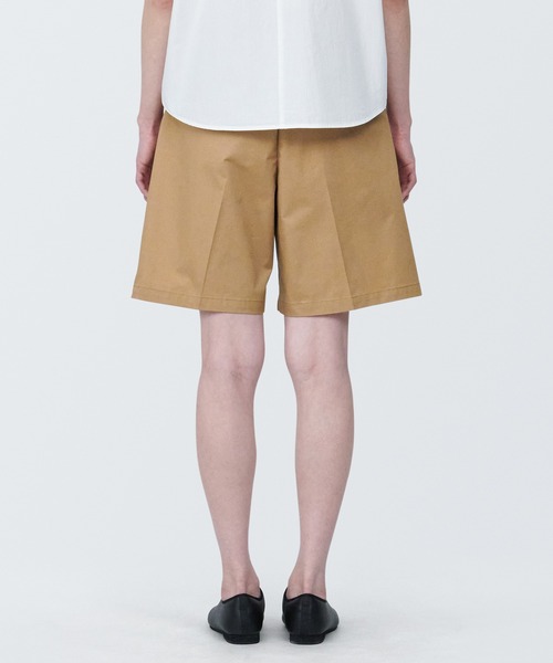 無印良品(ムジルシリョウヒン)の「婦人 ストレッチタックハーフパンツ(その他パンツ・レディース・ベージュ/スモークピンク/ブラック・S/M/XL/L/XS)」の11枚目の写真