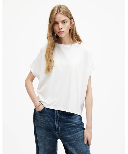 【セール】NATALIE CREW NECK SLIM FIT T-SHIRT | NATALIE クルー ネック スリム フィット Tシャツ(Tシャツ/カットソー)|ALLSAINTS(オールセインツ)