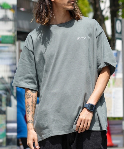 RVCA（ルーカ）の「RVCA メンズ THRASHED BOX RVCA TEE Tシャツ