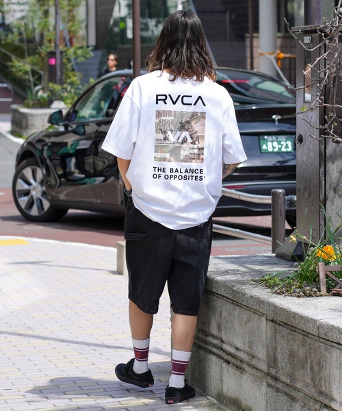 RVCA（ルーカ）の「RVCA メンズ THRASHED BOX RVCA TEE Tシャツ