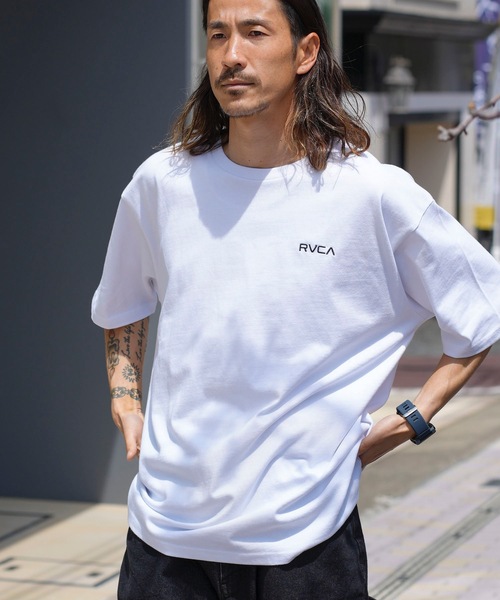 RVCA（ルーカ）の「RVCA メンズ THRASHED BOX RVCA TEE Tシャツ