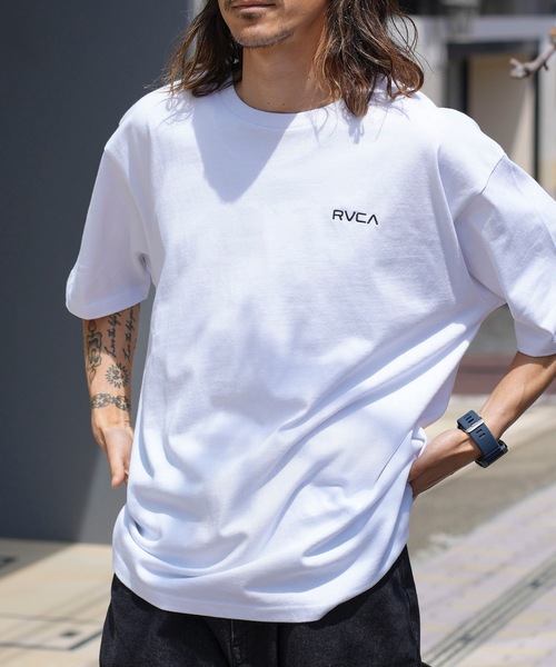 RVCA（ルーカ）の「RVCA メンズ THRASHED BOX RVCA TEE Tシャツ