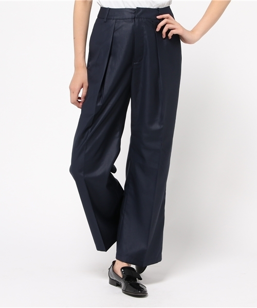 PANTS...(パンツ)の「【Ciaopanic】 T/RワイドタックPTS(その他パンツ・レディース・キャメル/グレー/ネイビー/ブラック・FREE)」の4枚目の写真