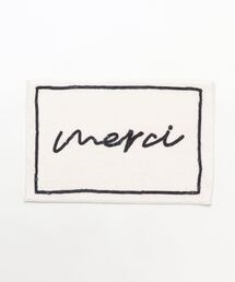 Fun & Daily（ファンアンドデイリー）の「F&D : merci ロゴフロアマット（ラグ/マット）」