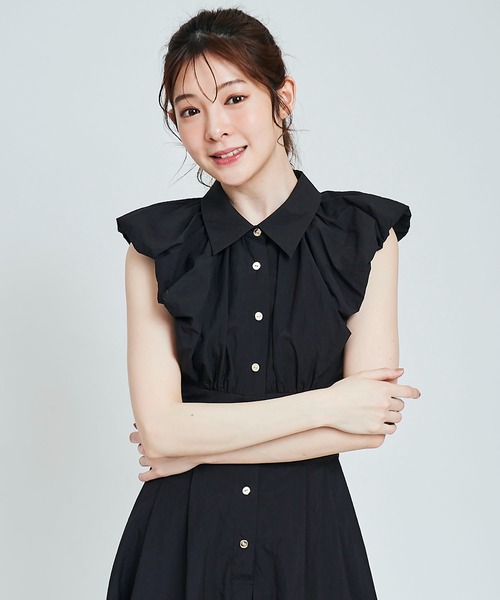 未使用タグ付き MES DEMOISELLES メドモワゼル シャツ ワンピース 未使用タグ付き MES DEMOISELLES メドモワゼル シャツ ワンピース