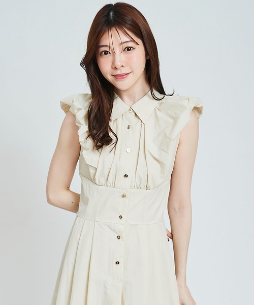 未使用タグ付き MES DEMOISELLES メドモワゼル シャツ ワンピース 未使用タグ付き MES DEMOISELLES メドモワゼル シャツ ワンピース