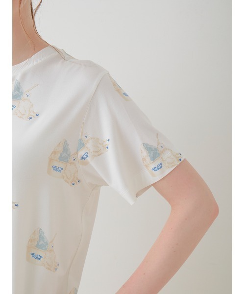 【COOL】しろくま柄Tシャツ&ロングパンツ gelato pique（ジェラートピケ）の「【COOL】しろくま柄Tシャツ