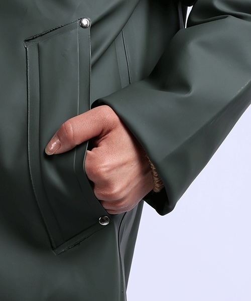 STUTTERHEIM（ストゥッテルハイム）の「STUTTERHEIM/ストゥッテルハイム　STOCKHOLM ストックホルム（カバーオール・レディース・グレー/グリーン・XX-SMALL）」の17枚目の写真