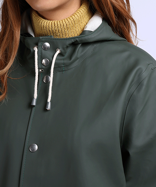 STUTTERHEIM（ストゥッテルハイム）の「STUTTERHEIM/ストゥッテルハイム　STOCKHOLM ストックホルム（カバーオール・レディース・グレー/グリーン・XX-SMALL）」の5枚目の写真