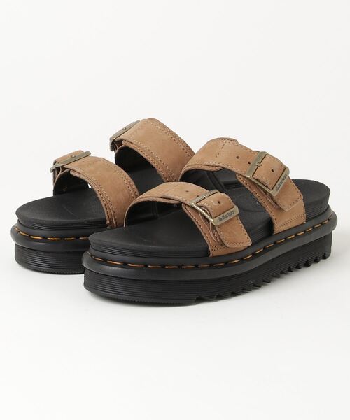 Dr. Martens（ドクターマーチン）の「Dr. Martens/ドクターマーチン MYLES スライド サンダル 31736439（サンダル・レディース・タン・UK3/UK4/UK5/UK6/UK7/UK8/UK9/UK10/UK11）」の10枚目の写真
