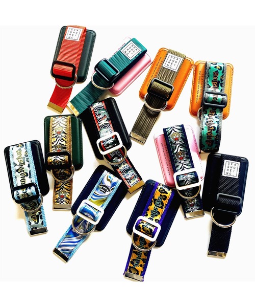 FREAK'S STORE（フリークスストア）の「SEASHORE INC./シーショアインク MAG Card Holder（スマホケース/カバー・メンズ・ブラック/ピンク/オレンジ/グリーン/ネイビー・ﾌﾘ-）」の7枚目の写真