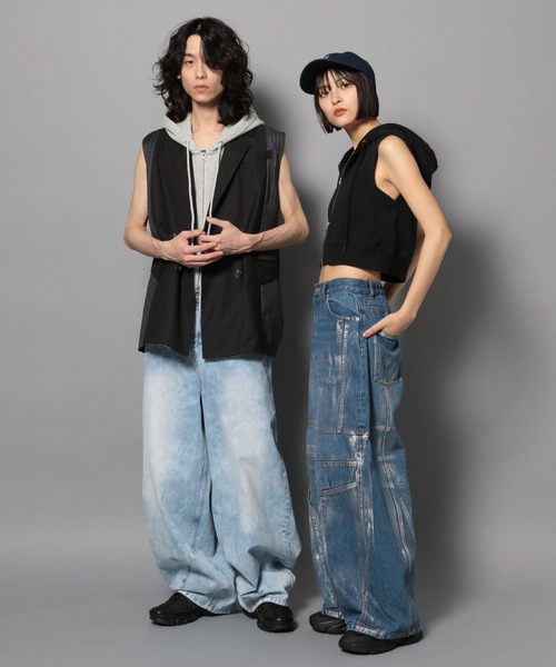 Anui（アニュイ）の「【UNISEX/選べる着丈】ノースリフーディー（パーカー・レディース・ブラック/グレー・SMALL/MEDIUM）」の4枚目の写真