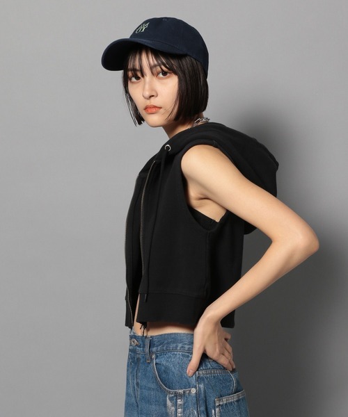 Anui（アニュイ）の「【UNISEX/選べる着丈】ノースリフーディー（パーカー・レディース・ブラック/グレー・SMALL/MEDIUM）」の7枚目の写真
