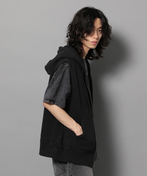Anui（アニュイ）の「【UNISEX/選べる着丈】ノースリフーディー（パーカー・レディース・ブラック/グレー・SMALL/MEDIUM）」の16枚目の写真