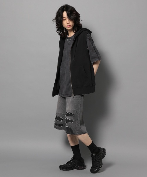 Anui（アニュイ）の「【UNISEX/選べる着丈】ノースリフーディー（パーカー・レディース・ブラック/グレー・SMALL/MEDIUM）」の18枚目の写真