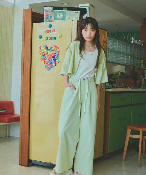 repipi armario（レピピ アルマリオ）の「スピンドルタックパンツ（その他パンツ・キッズ・ベージュ/ライム・SMALL/MEDIUM/LARGE）」の19枚目の写真