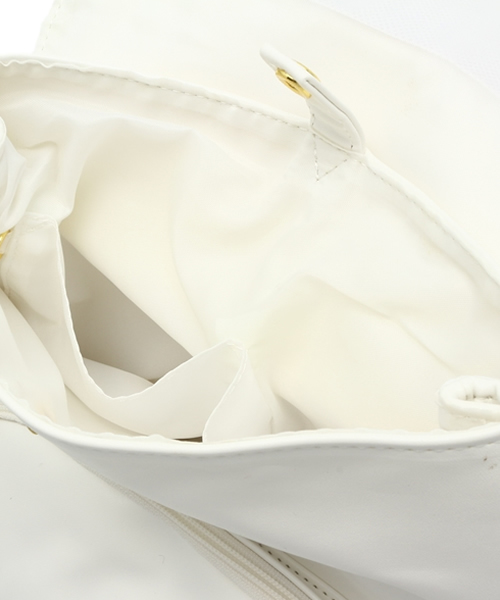 WEGO（ウィゴー）の「WEGO/タッセルポケットリュック（バックパック/リュック・レディース・キャメル/ワイン/グレー/ホワイト/ブラック/カーキ・FREE）」の12枚目の写真