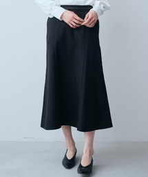 IEDIT シルエットが美しい UVカット機能のすっきり見えスカート